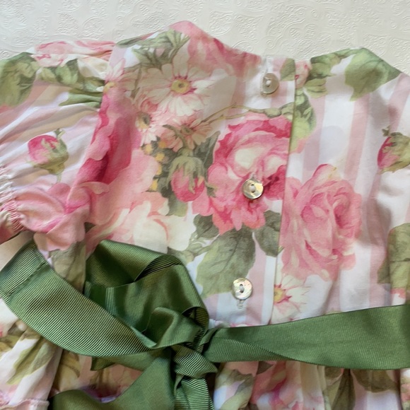 Monnalisa Floral Print Flare Dress - Picture 7 of 10